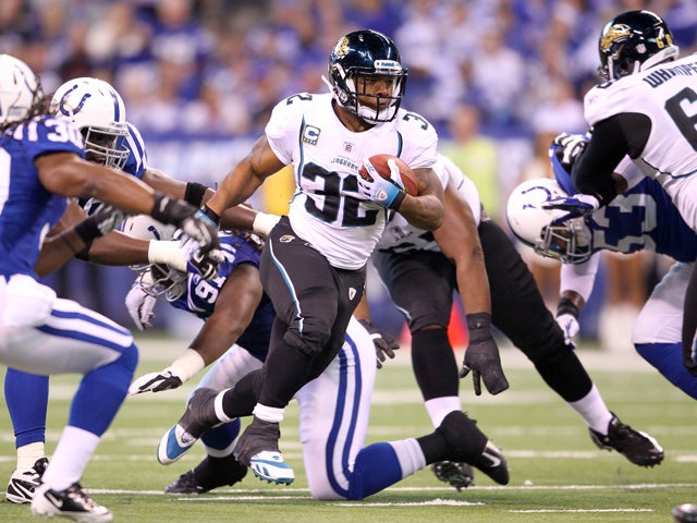 Maurice Jones-Drew runs with the ball  