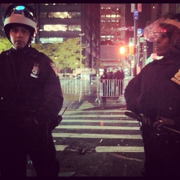 Morning after the OWS raid 