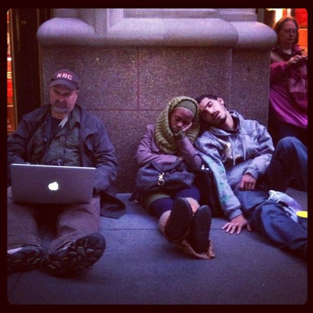 Zuccotti Park protesters catching up on sleep  