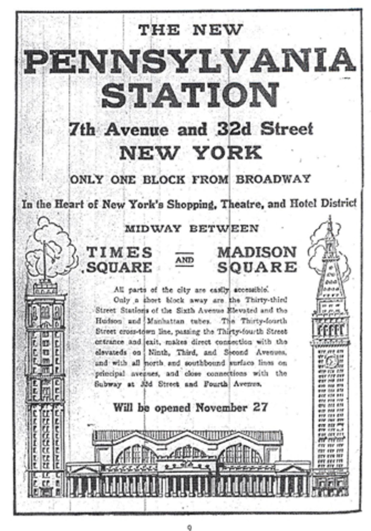 New York's Original Penn Station