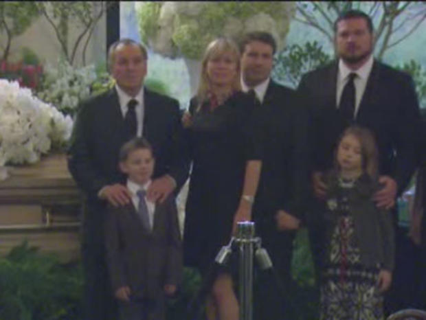 Daley Family At Maggie Daley's Wake 