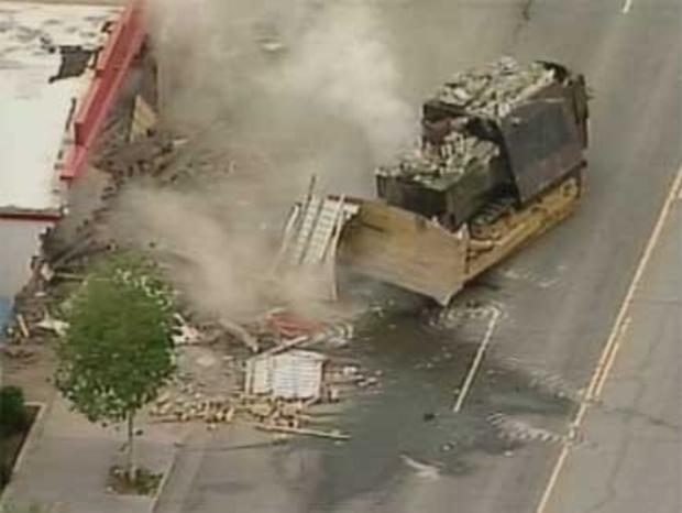 Bulldozer Rampage In Granby, June 4, 2004 