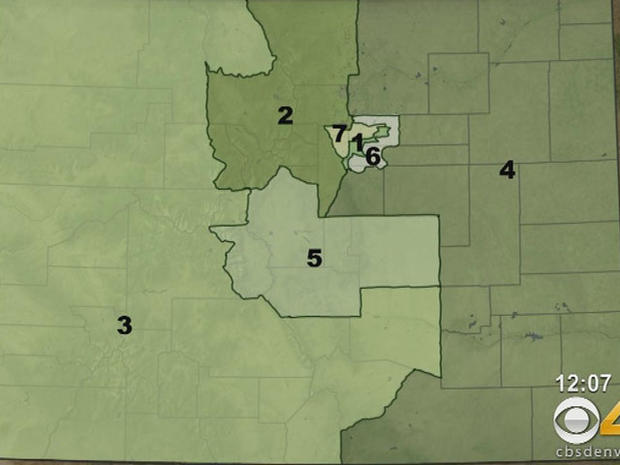 Colorado Congressional Districts 