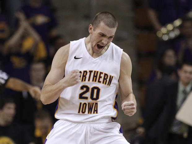 Jake Koch reacts during the second half 