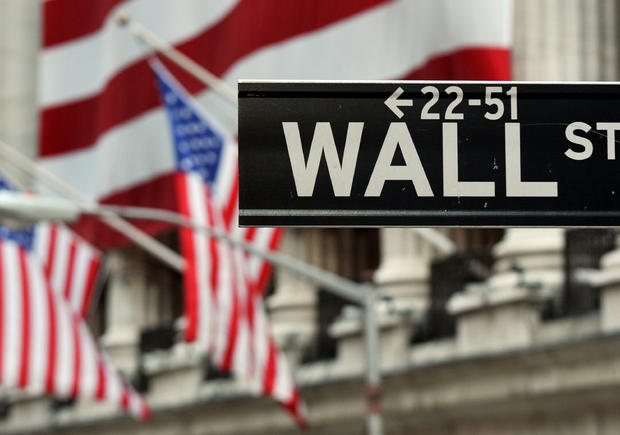 The Wall Street sign  