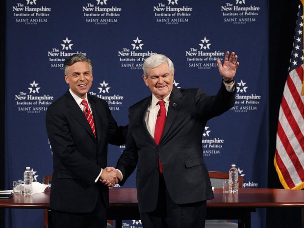 Newt Gingrich, Jon Huntsman 