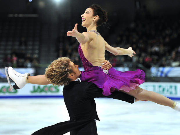 Ice dance gold medallists Meryl Davis and Charlie White 