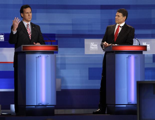 Rick Santorum, Rick Perry 