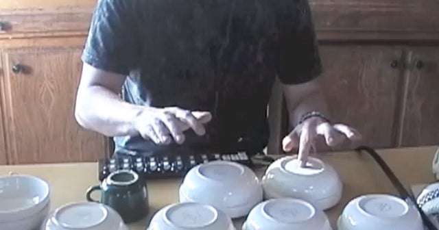 Homemade synthesizer using old electronics and kitchen tools CBS News