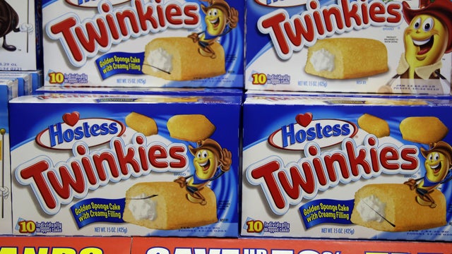 Hostess Twinkies on display at a grocery store  