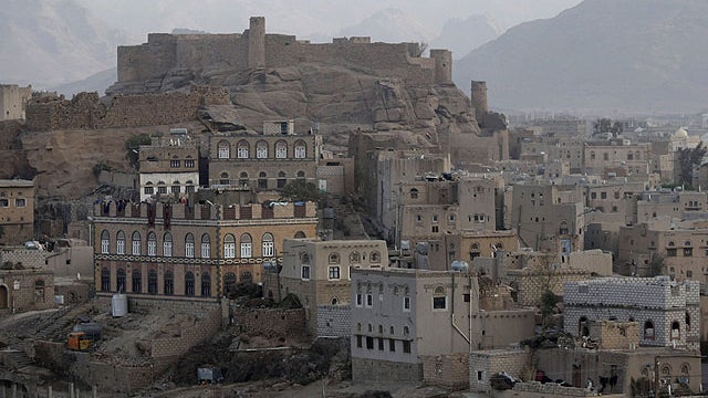 A general view of Radaa city, south east of Sanaa, Yemen, Jan. 15, 2012.  