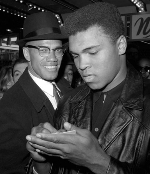 Muhammad Ali signs for Malcolm X 