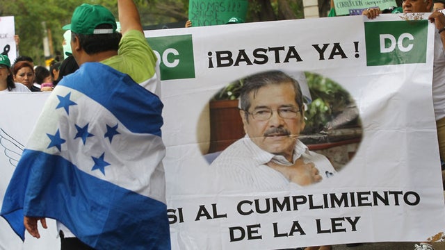 Honduras, protesters, murder 