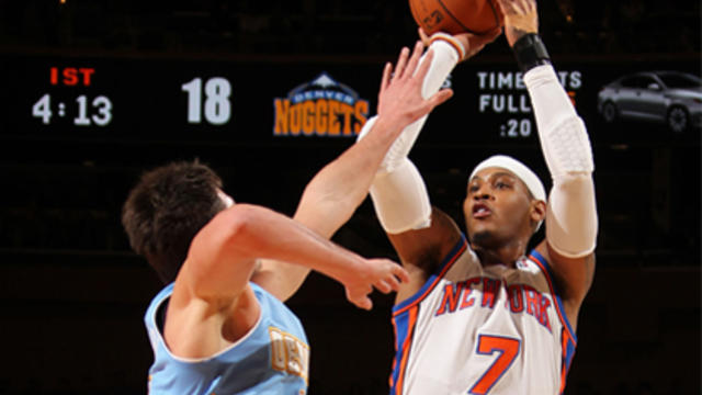 The Nuggets gave Carmelo Anthony the cold shoulder and got roasted