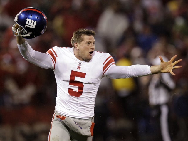 Steve Weatherford celebrates 
