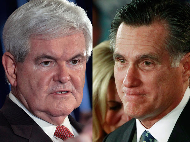Gingrich, Romney 
