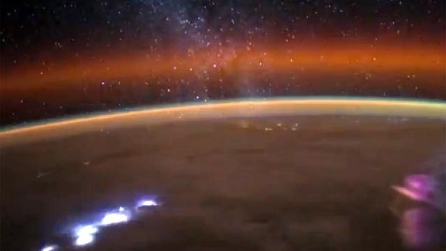 lightning from space 