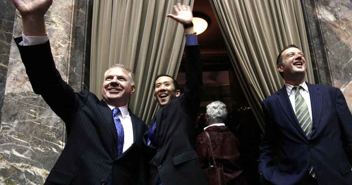 Washington state senate approves gay marriage - CBS News