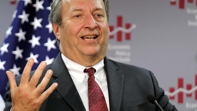 Then-National Economic Council Director Lawrence Summers addresses the Economic Policy Institute Dec. 13, 2010, in Washington. 