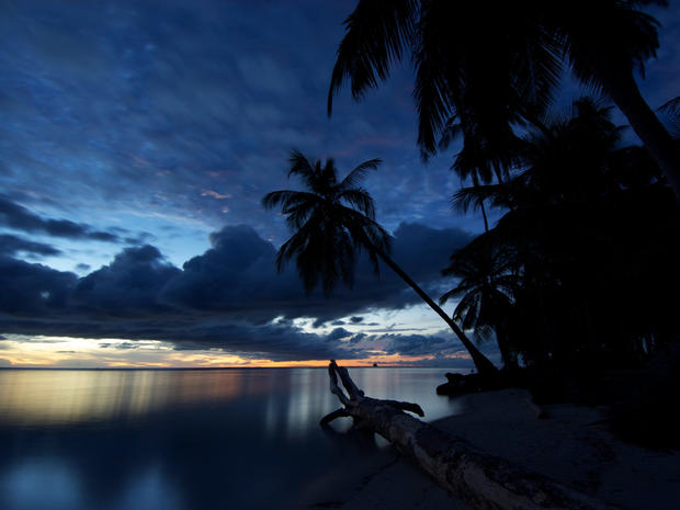 Twilight in Chichime, San Blas Islands, Panama 