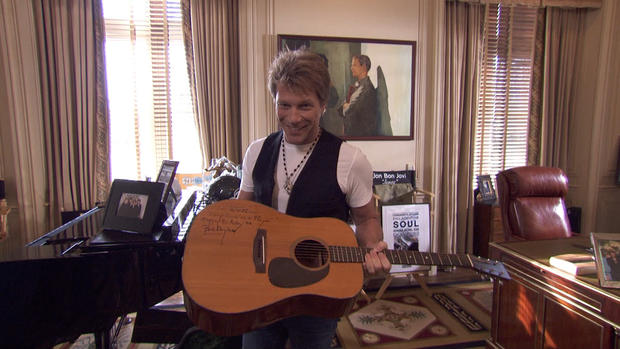 Bon Jovi shows off a treasured birthday gift from Richie Sambora 