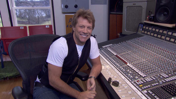 Jon Bon Jovi gives "Person to Person" a tour of his N.J. home and home music studio 