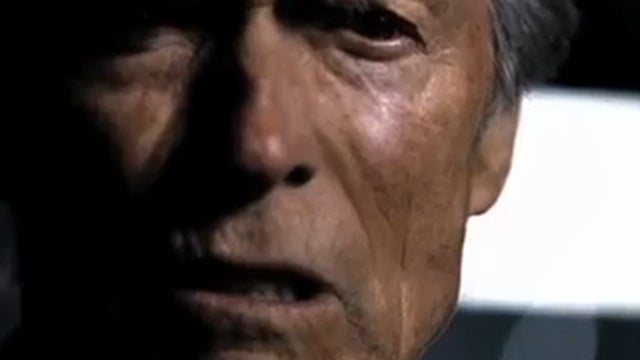 Clint Eastwood in the "It's Halftime in America" Chrysler ad. 