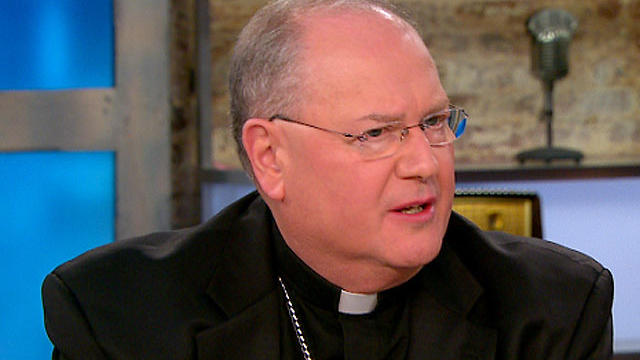 Archbishop Timothy Dolan appears on "CBS This Morning," Feb. 9, 2012.,"  