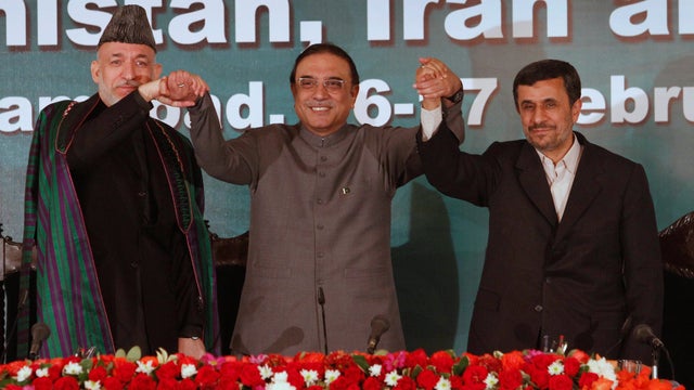 Zardari, Karzai, and Ahmadinejad 