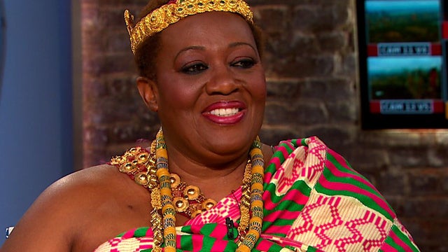 Peggielene Bartels, king of Otuam, Ghana, 