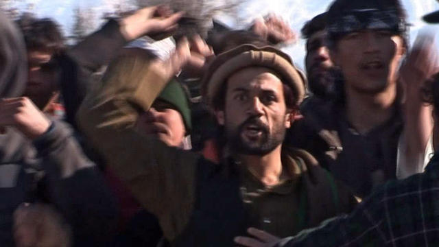 Afghan demonstrators  