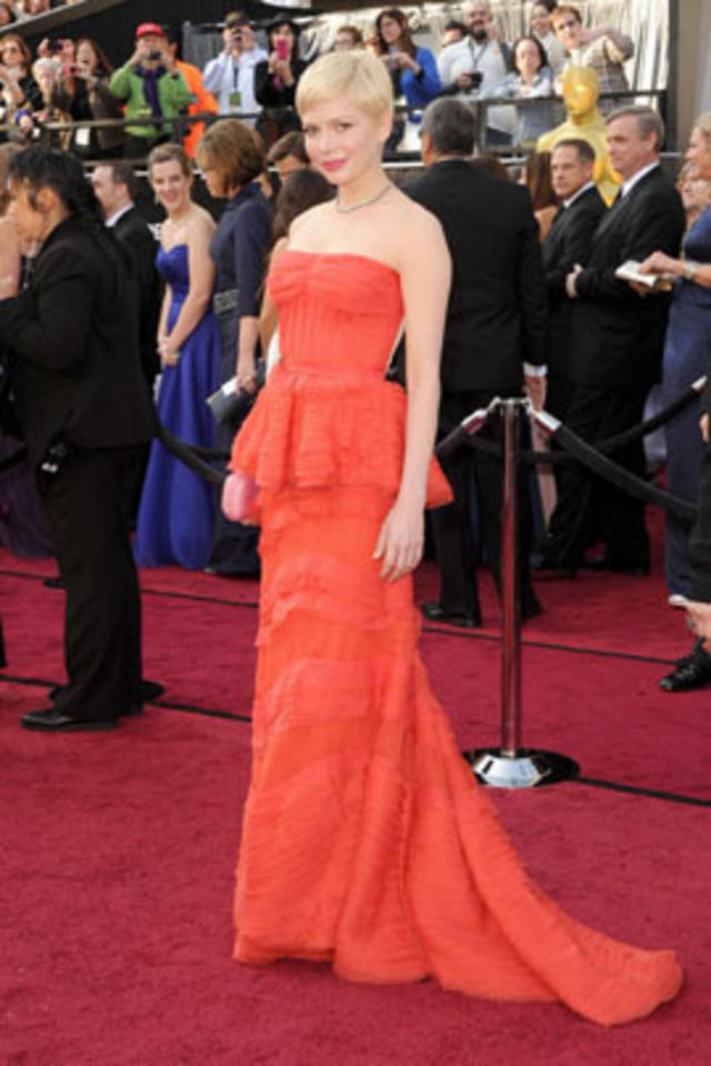 Michelle Williams In Louis Vuitton - 2012 Oscars - Red Carpet Fashion Awards