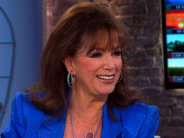 Jackie Collins on "CBS This Morning." 
