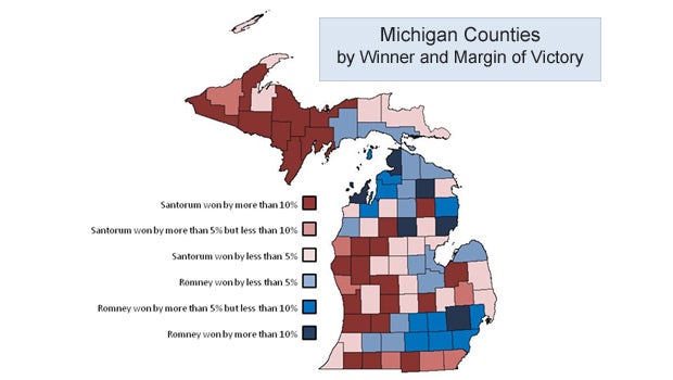 Map - Michigan Counties 
