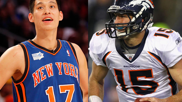 Jeremy Lin and Tim Tebow 