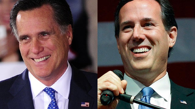 Super Tuesday - Mitt Romney, Rick Santorum 