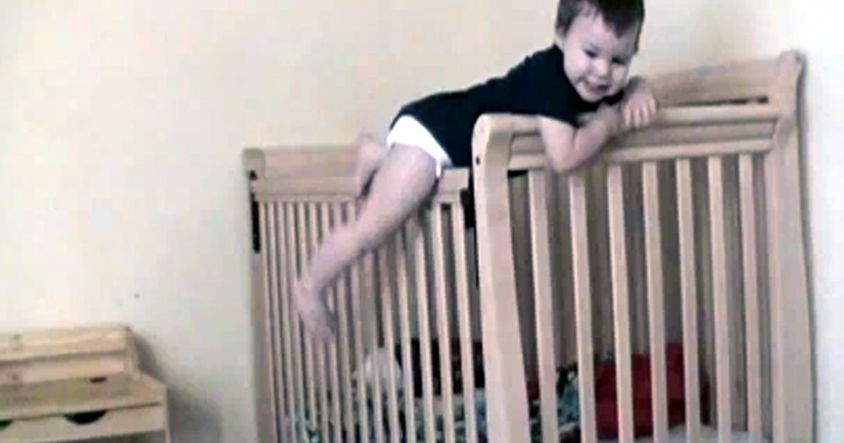 Baby breaks out of crib (with some minor hiccups) CBS News