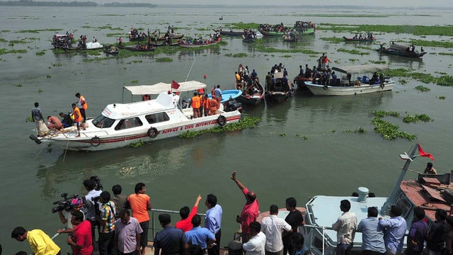Bangladesh ferry crash resuce 