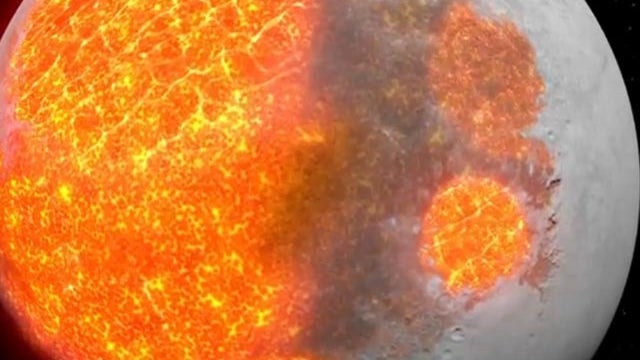 evolution of the moon 