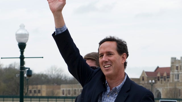 Santorum chooses to be in Pa. rather than in Illinois  