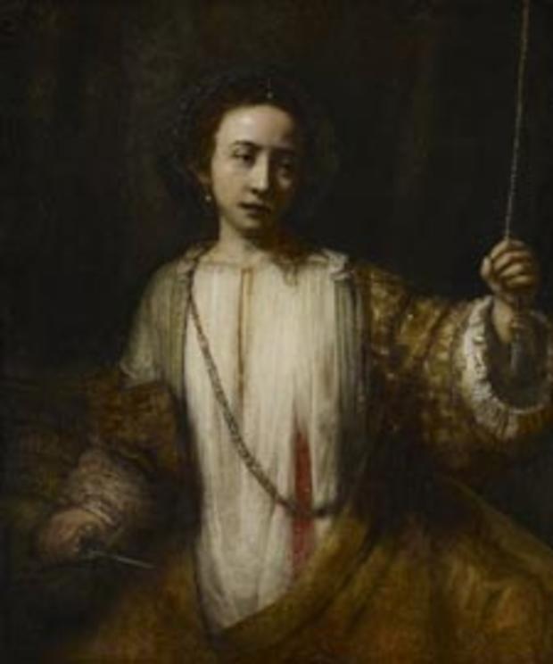 Lucretia by Rembrandt 
