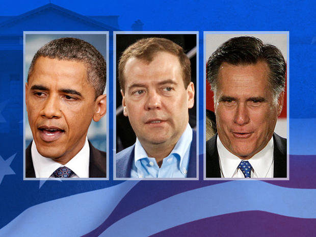 Obama Medvedev Romney 