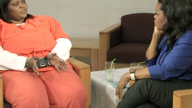 Shaquan Duley and Oprah Winfrey  