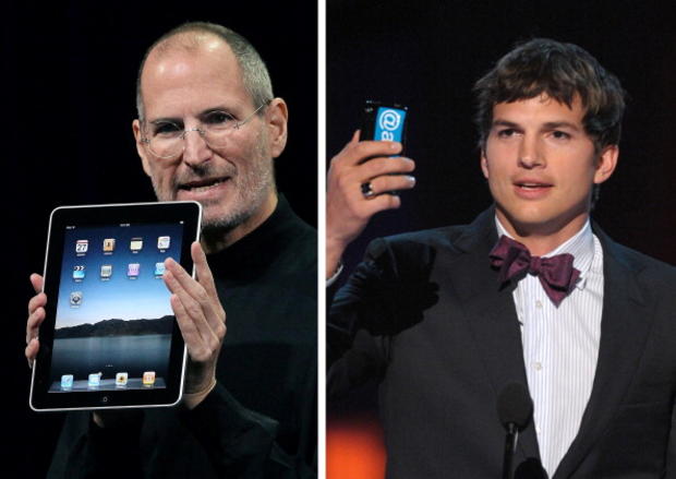 Steve Jobs &amp; Ashton Kutcher 