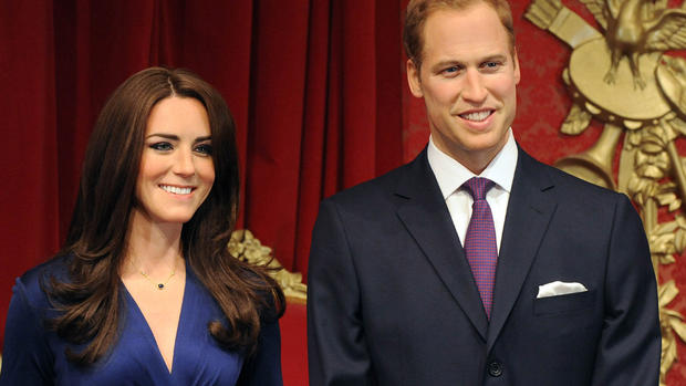 Prince William and Kate in wax 