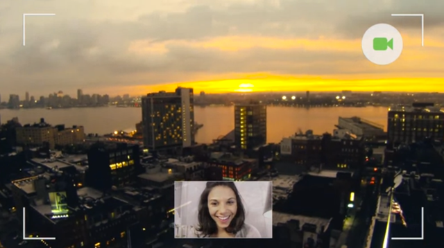 Video chat and share view 