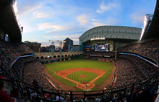 Minute Maid Park as the Houston Astros play 