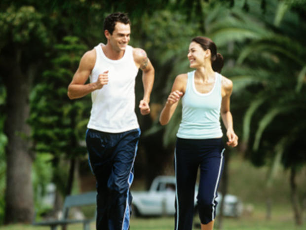 Shopping &amp; Style Athletic Wear, Couple Running 