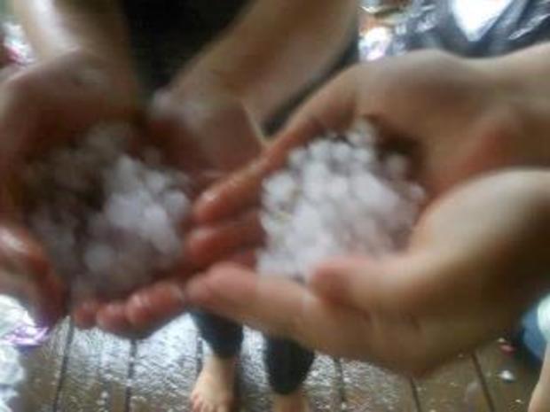 Hail In Hands 