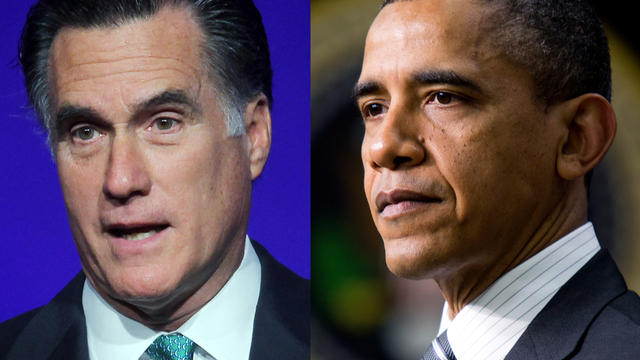 Mitt Romney and Barack Obama  